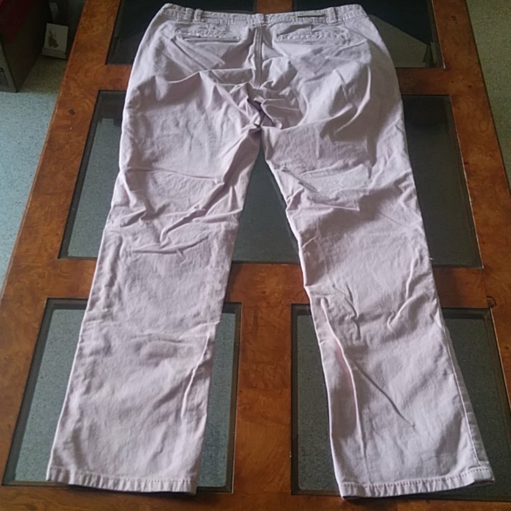 Pilcro and the Letterpress Pink cotton pants - Picture 3 of 4
